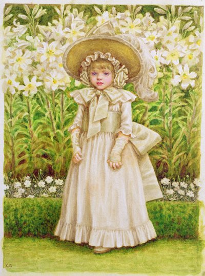 Child in a White Dress by Kate Greenaway